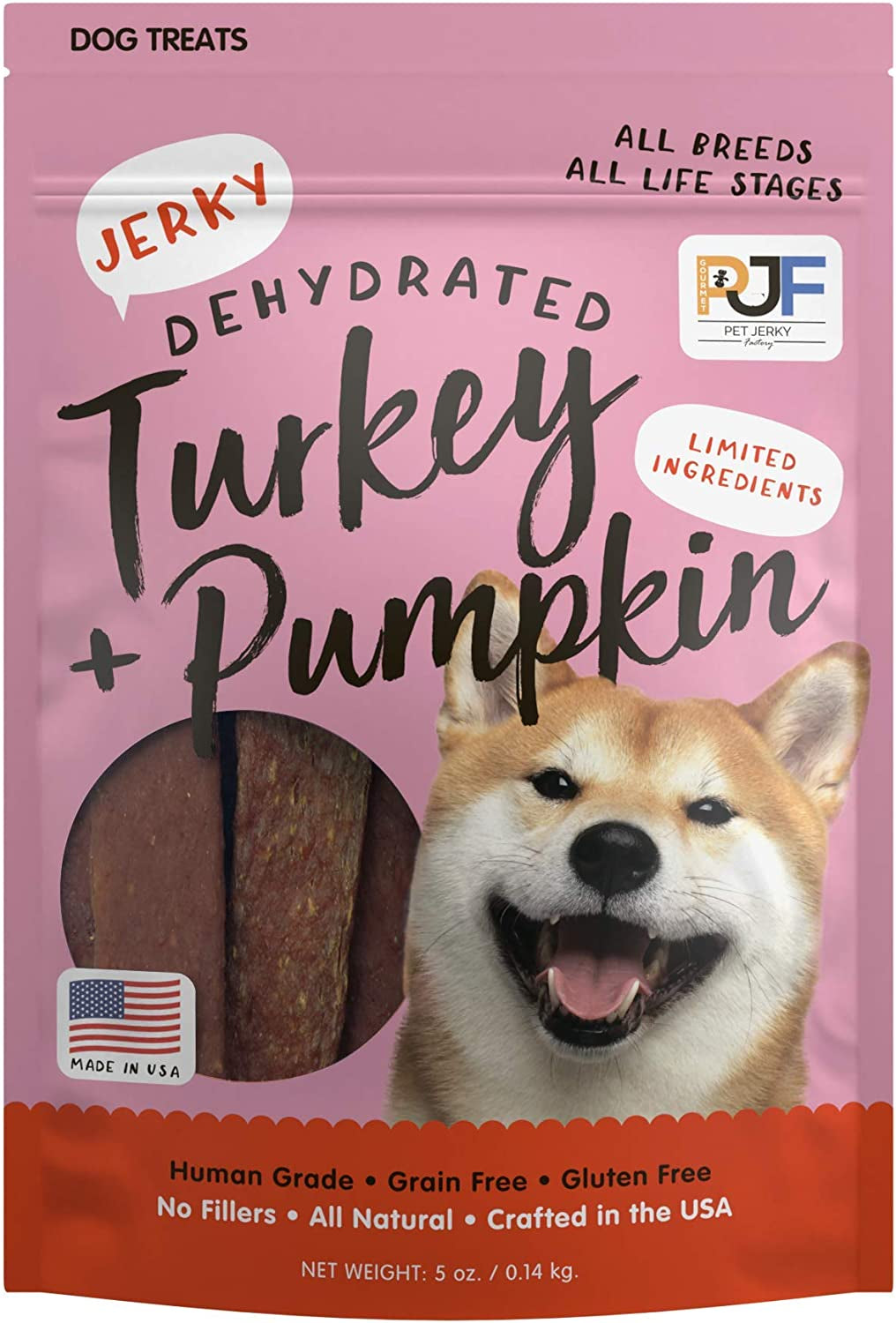 Premium Beef and Banana 12 Oz. Dog Jerky Treats | 100% Human Grade | USA Made | High Protein | Grain Free | Limited Ingredients | No Filler | BHA-BHT Free | Soft-Tender