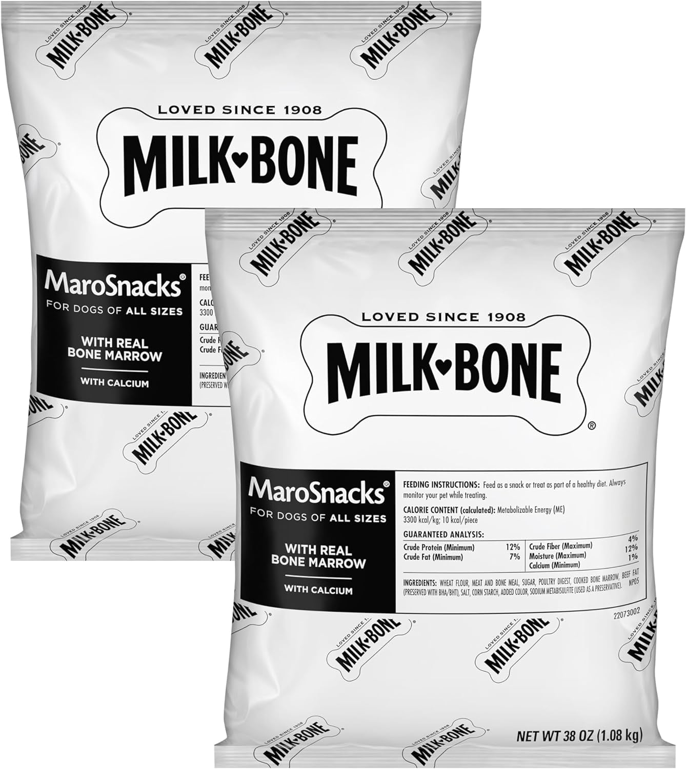 Marosnacks Small Dog Treats with Bone Marrow, 40 Ounce Container