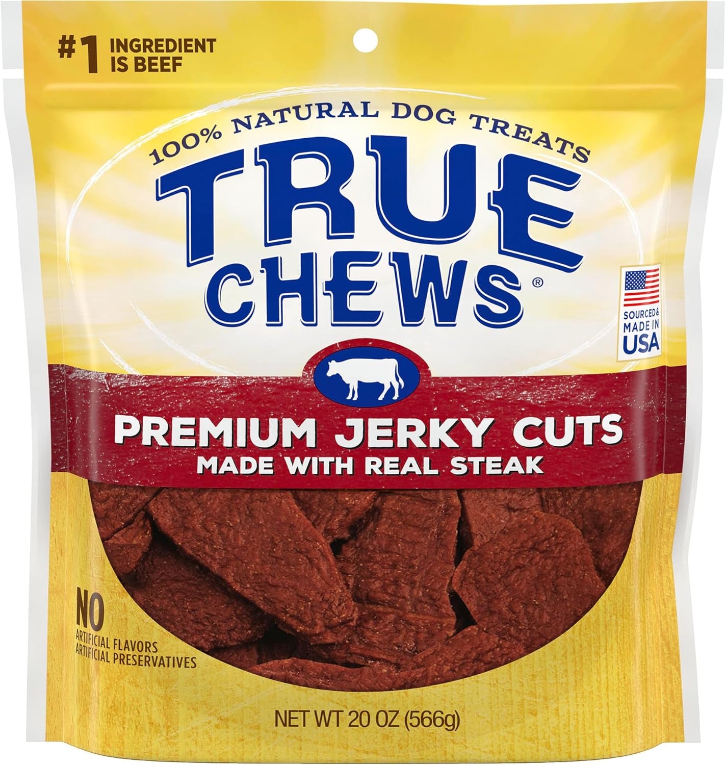 True Chews Premium Jerky Cuts Natural Dog Treats, Chicken 32 Oz Bag