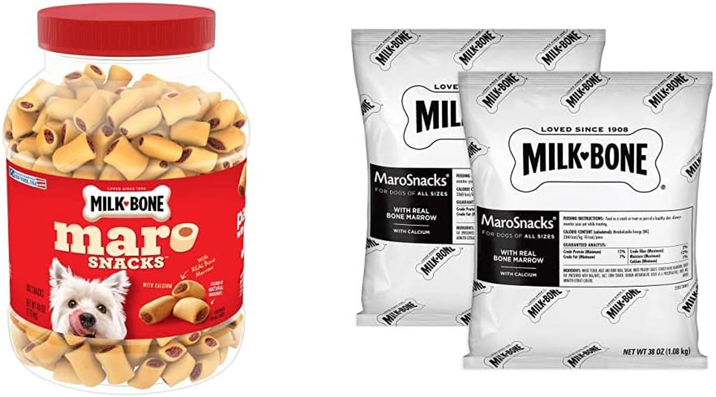 Marosnacks Small Dog Treats with Bone Marrow, 40 Ounce Container