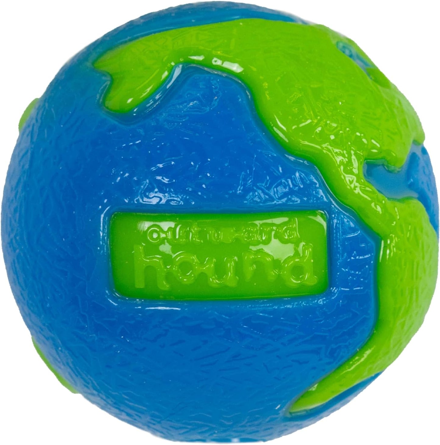 Outward Hound by Orbee-Tuff Planet Ball Blue/Green Treat-Dispensing Dog Toy, Medium