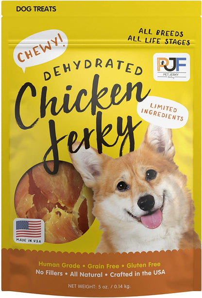 Premium Beef and Banana 12 Oz. Dog Jerky Treats | 100% Human Grade | USA Made | High Protein | Grain Free | Limited Ingredients | No Filler | BHA-BHT Free | Soft-Tender