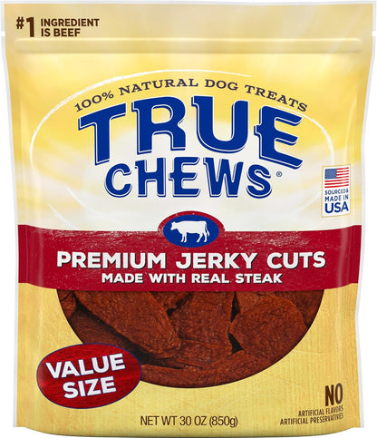 True Chews Premium Jerky Cuts Natural Dog Treats, Chicken 32 Oz Bag